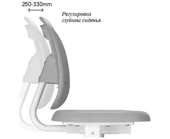 Парта со стулом FunDesk Piccolino III Pink-w, изображение 6 Парта со стулом FunDesk Piccolino III Pink-w, изображение 6