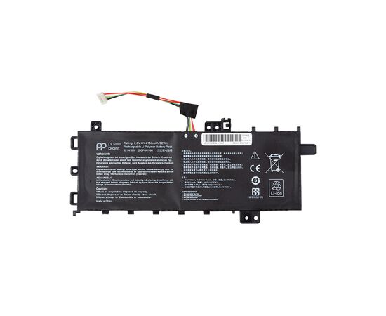 Акумулятор до ноутбука ASUS VivoBook 14 (B21N1818) 7.6V 4150mAh PowerPlant (NB431946)
