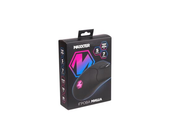 Мишка Maxxter McG-6B-I603 USB Black (McG-6B-I603), зображення 5 Мишка Maxxter McG-6B-I603 USB Black (McG-6B-I603), зображення 5