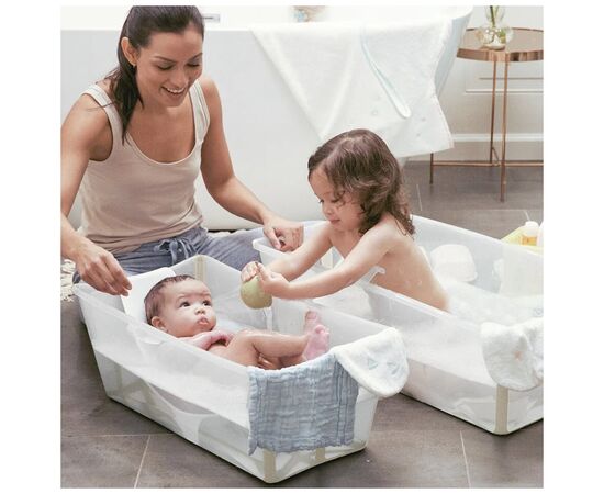 Ванночка Stokke Flexi Bath, бежевий (Sandy Beige) (7040355319122) (531912), изображение 4 Ванночка Stokke Flexi Bath, бежевий (Sandy Beige) (7040355319122) (531912), изображение 4