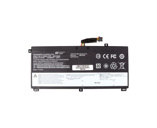Аккумулятор для ноутбука LENOVO ThinkPad T550 (00NY639) 11.1V 3710mAh PowerPlant (NB482634)