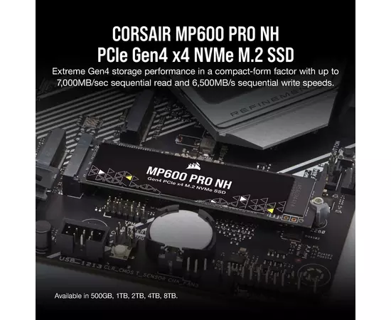 Накопитель SSD M.2 2280 8TB MP600 PRO NH Corsair (CSSD-F8000GBMP600PNH), изображение 12 Накопитель SSD M.2 2280 8TB MP600 PRO NH Corsair (CSSD-F8000GBMP600PNH), изображение 12