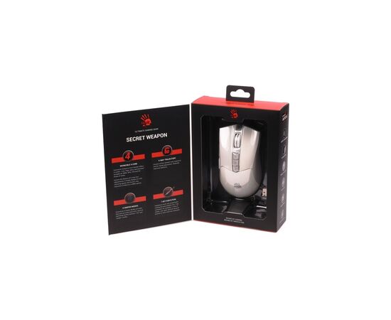 Мишка A4Tech Bloody R90 Plus Wireless Greyish White (4711421001731), зображення 10 Мишка A4Tech Bloody R90 Plus Wireless Greyish White (4711421001731), зображення 10