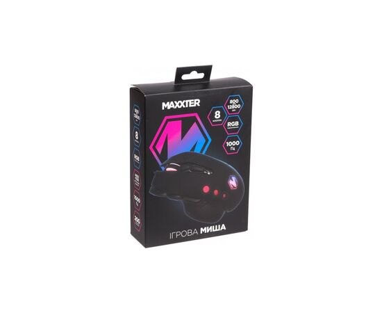 Мишка Maxxter McG-9B-I825 USB Black (McG-9B-I825), зображення 5 Мишка Maxxter McG-9B-I825 USB Black (McG-9B-I825), зображення 5