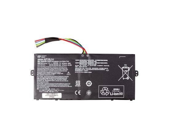 Аккумулятор для ноутбука ACER Switch 3 SW312-31P (AP16L5J) 7.7V 4670mAh PowerPlant (NB410781)