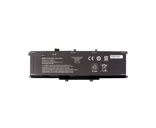 Аккумулятор для ноутбука HP ZBook Studio X360 G5 (ZG06) 11.55V 6200mAh PowerPlant (NB462353)