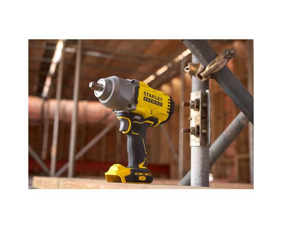 Гайковерт Stanley FatMax, ударний 18V, 4Ah, 950Нм, 2000 об/хв, 2600 уд/хв, 2.66кг (SFMCF940M1), зображення 12 Гайковерт Stanley FatMax, ударний 18V, 4Ah, 950Нм, 2000 об/хв, 2600 уд/хв, 2.66кг (SFMCF940M1), зображення 12