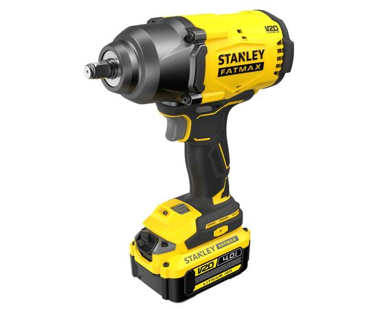 Гайковерт Stanley FatMax, ударний 18V, 4Ah, 950Нм, 2000 об/хв, 2600 уд/хв, 2.66кг (SFMCF940M1), зображення 3 Гайковерт Stanley FatMax, ударний 18V, 4Ah, 950Нм, 2000 об/хв, 2600 уд/хв, 2.66кг (SFMCF940M1), зображення 3