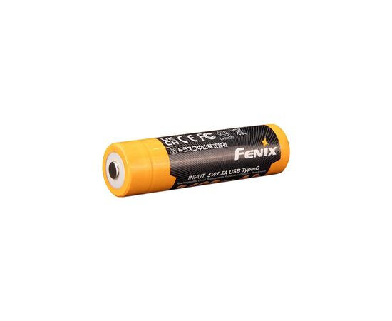 Аккумулятор Fenix 18650 (3400 mAh) Type-C (ARB-L18-3400U-V30), изображение 4 Аккумулятор Fenix 18650 (3400 mAh) Type-C (ARB-L18-3400U-V30), изображение 4