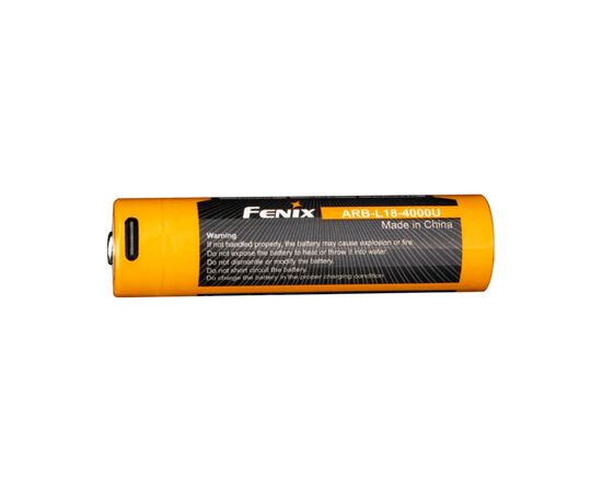 Аккумулятор Fenix 18650 (4000 mAh) (ARB-L18-4000), изображение 2 Аккумулятор Fenix 18650 (4000 mAh) (ARB-L18-4000), изображение 2