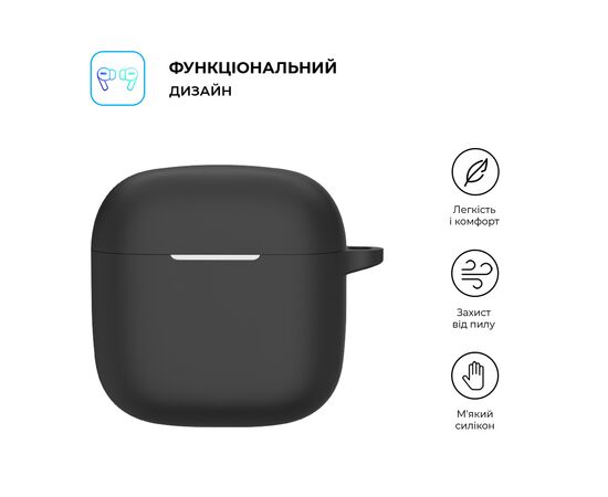 Чохол для навушників Armorstandart Hang Case для Huawei FreeBuds SE 2 Black (ARM79931), зображення 2 Чохол для навушників Armorstandart Hang Case для Huawei FreeBuds SE 2 Black (ARM79931), зображення 2