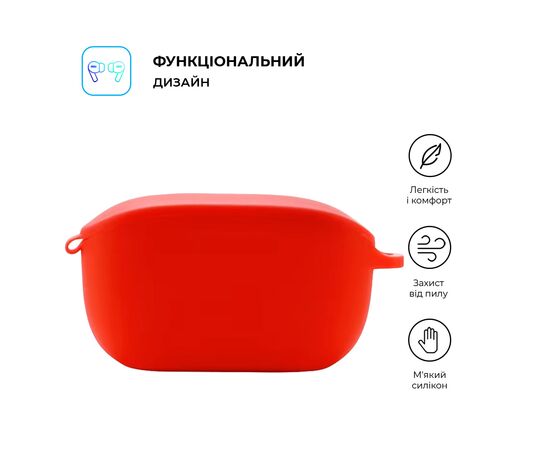 Чехол для наушников Armorstandart Hang Case для JBL Wave Buds Red (ARM79917), изображение 2 Чехол для наушников Armorstandart Hang Case для JBL Wave Buds Red (ARM79917), изображение 2