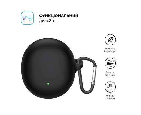Чохол для навушників Armorstandart Hang Case для OPPO Enco Air3 Black (ARM79938), зображення 2