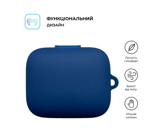 Чохол для навушників Armorstandart Hang Case для OPPO Enco X3i Dark Blue (ARM80043), зображення 2 Чохол для навушників Armorstandart Hang Case для OPPO Enco X3i Dark Blue (ARM80043), зображення 2