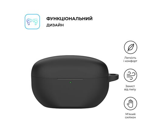 Чехол для наушников Armorstandart Hang Case для Sony WF-1000XM5 Black (ARM80455), изображение 2