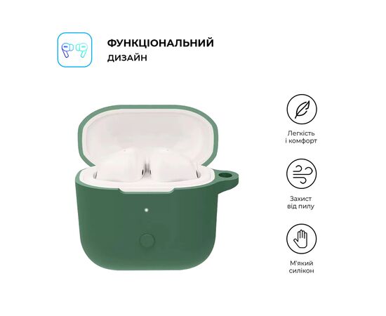 Чохол для навушників Armorstandart Hang Case для Xiaomi Redmi Buds 3 Green (ARM67082), зображення 2