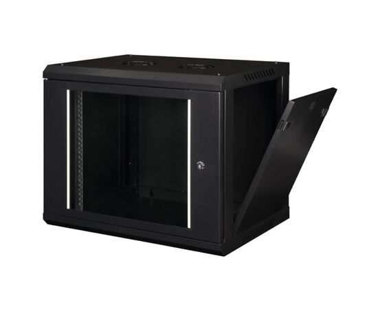 Шкаф настенный Hypernet 15U 19" 600x600 ProLine (PL-WMNC66-15U-BLACK), изображение 4 Шкаф настенный Hypernet 15U 19" 600x600 ProLine (PL-WMNC66-15U-BLACK), изображение 4
