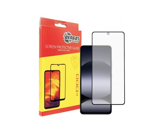 Стекло защитное Dengos Full Glue Xiaomi Redmi Note 14 (black) (TGFG-381)