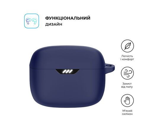 Чохол для навушників Armorstandart Hang Case для JBL Tune Buds Dark Blue (ARM80452), зображення 2