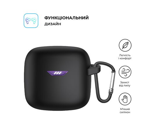 Чехол для наушников Armorstandart Hang Case для JBL Tune FleX Black (ARM79919), изображение 2 Чехол для наушников Armorstandart Hang Case для JBL Tune FleX Black (ARM79919), изображение 2
