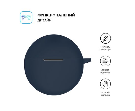 Чохол для навушників Armorstandart Hang Case для OPPO Enco Air2i/Air3i Dark Blue (ARM79944), зображення 2