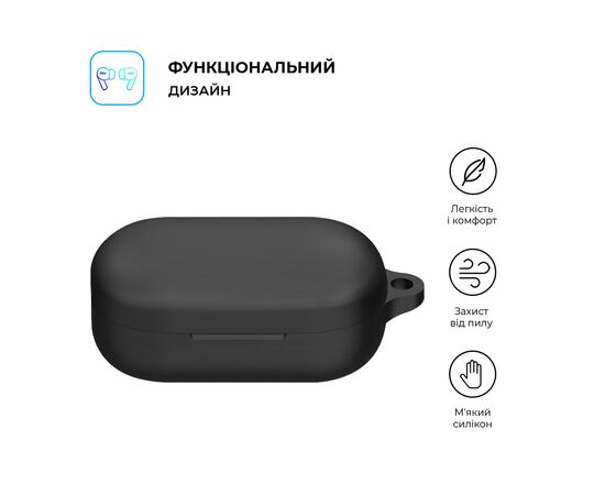Чехол для наушников Armorstandart Hang Case для OPPO Enco Buds2 Pro Black (ARM79935), изображение 2