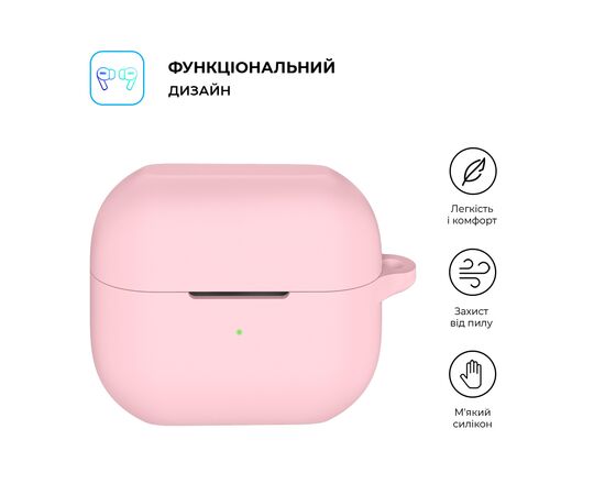Чохол для навушників Armorstandart Hang Case для Samsung Galaxy Buds 3/3 Pro Pink (ARM79988), зображення 2