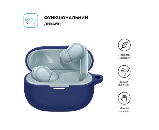 Чохол для навушників Armorstandart Hang Case для Xiaomi Redmi Buds 5 Pro Midnight Blue (ARM75478), зображення 2