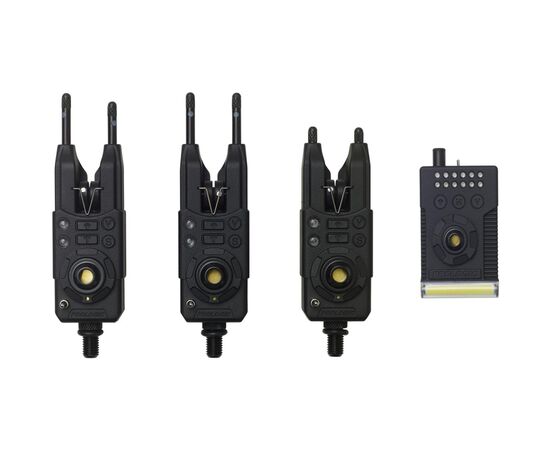 Індикатор клювання Prologic Fulcrum RMX Pro-Bite Alarms Presentation Set 3+1 multi colour (1846.15.90)