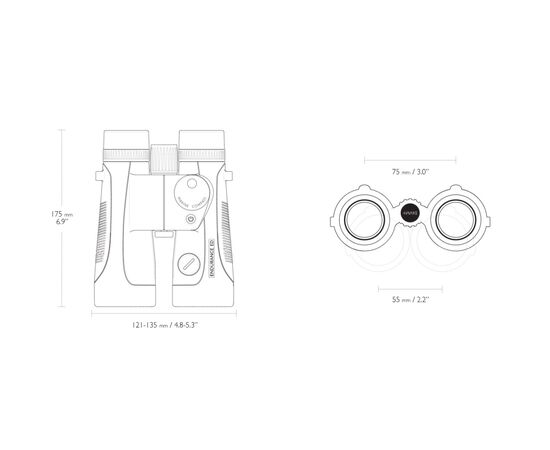 Бінокль Hawke Endurance ED Marine 7х50 з компасом і далекомірною сіткою (36506), зображення 3 Бінокль Hawke Endurance ED Marine 7х50 з компасом і далекомірною сіткою (36506), зображення 3