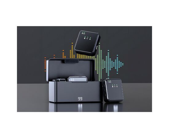 Мікрофон XoKo K100 Lightning-Type-C 2 шт. (K100-BK), зображення 6 Мікрофон XoKo K100 Lightning-Type-C 2 шт. (K100-BK), зображення 6