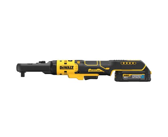 Гайковерт DeWALT угловой, XR Li-Ion PowerStack 18 В GFN, 1.7Ah, 102 Нм (DCF510E2G), изображение 2 Гайковерт DeWALT угловой, XR Li-Ion PowerStack 18 В GFN, 1.7Ah, 102 Нм (DCF510E2G), изображение 2