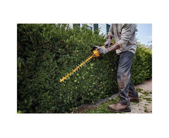 Кусторез DeWALT XR FLEXVOLT 54 В Li-lon, 3Ah, нож 65 см, (DCMHT573X1), изображение 6 Кусторез DeWALT XR FLEXVOLT 54 В Li-lon, 3Ah, нож 65 см, (DCMHT573X1), изображение 6
