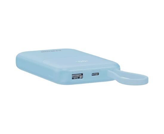Батарея универсальная Canyon 10000mAh OnPower 101 PD/22.5W built-in cable Blue (CNS-CPB101BL), изображение 5 Батарея универсальная Canyon 10000mAh OnPower 101 PD/22.5W built-in cable Blue (CNS-CPB101BL), изображение 5