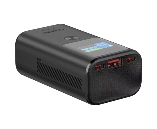 Батарея универсальная Canyon 10000mAh OnPower 130 TFT PD/30W Dark Grey (CNS-CPB130DG), изображение 4 Батарея универсальная Canyon 10000mAh OnPower 130 TFT PD/30W Dark Grey (CNS-CPB130DG), изображение 4