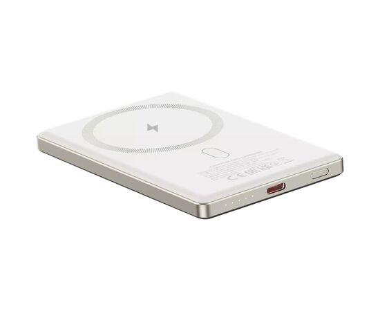 Батарея универсальная Canyon 5000mAh OnPower 505 slim Magsafe PD/20W Beige (CNS-CPB505BE), изображение 5 Батарея универсальная Canyon 5000mAh OnPower 505 slim Magsafe PD/20W Beige (CNS-CPB505BE), изображение 5