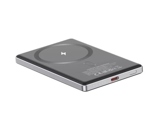 Батарея универсальная Canyon 5000mAh OnPower 505 slim Magsafe PD/20W Dark Grey (CNS-CPB505DG), изображение 5 Батарея универсальная Canyon 5000mAh OnPower 505 slim Magsafe PD/20W Dark Grey (CNS-CPB505DG), изображение 5