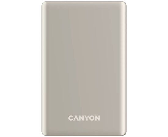 Батарея универсальная Canyon 10000mAh OnPower 510 slim Magsafe PD/20W Beige (CNS-CPB510BE)