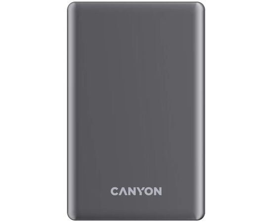 Батарея универсальная Canyon 10000mAh OnPower 510 slim Magsafe PD/20W Dark Grey (CNS-CPB510DG)