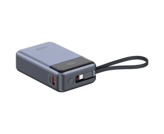 Батарея универсальная Canyon 20000mAh OnPower 600 PD/65W built-in cable Dark Grey (CNS-CPB600DG), изображение 4 Батарея универсальная Canyon 20000mAh OnPower 600 PD/65W built-in cable Dark Grey (CNS-CPB600DG), изображение 4