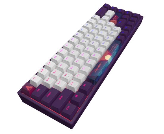 Клавиатура Dark Project Sunrise PBT RGB Mech G3MS Sapphire USB Violet/White (DPP68_GSH_SUNR_ANSI_UA), изображение 4 Клавиатура Dark Project Sunrise PBT RGB Mech G3MS Sapphire USB Violet/White (DPP68_GSH_SUNR_ANSI_UA), изображение 4