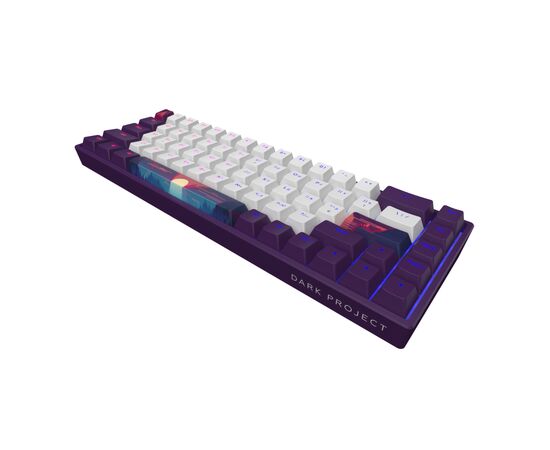 Клавиатура Dark Project Sunrise PBT RGB Mech G3MS Sapphire USB Violet/White (DPP68_GSH_SUNR_ANSI_UA), изображение 6 Клавиатура Dark Project Sunrise PBT RGB Mech G3MS Sapphire USB Violet/White (DPP68_GSH_SUNR_ANSI_UA), изображение 6