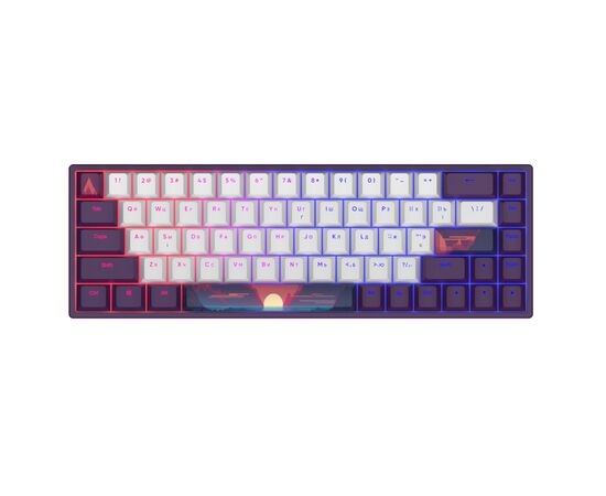 Клавиатура Dark Project Sunrise PBT RGB Mech G3MS Sapphire USB Violet/White (DPP68_GSH_SUNR_ANSI_UA)
