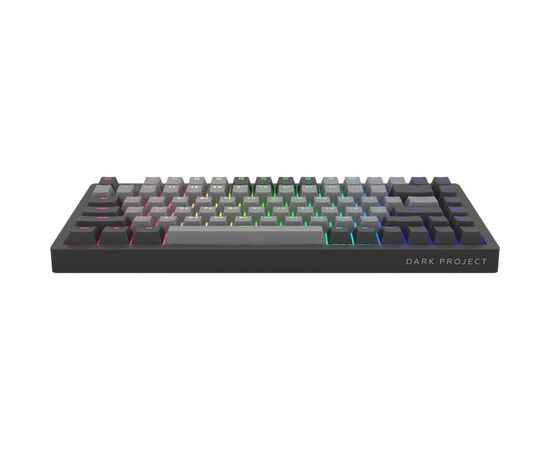 Клавиатура Dark Project KD83A PBT Mechanical Gateron Cap Teal USB Black/Gray (KB-GCT-871-100004), изображение 3 Клавиатура Dark Project KD83A PBT Mechanical Gateron Cap Teal USB Black/Gray (KB-GCT-871-100004), изображение 3