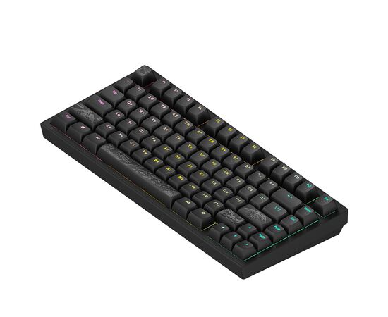 Клавиатура Dark Project ALU81 Terra Nostra PBT RGB Mech G3MS Moonstone Black (DPKB_NOSTRA_81_ANSI_BLACK_UA), изображение 3 Клавиатура Dark Project ALU81 Terra Nostra PBT RGB Mech G3MS Moonstone Black (DPKB_NOSTRA_81_ANSI_BLACK_UA), изображение 3