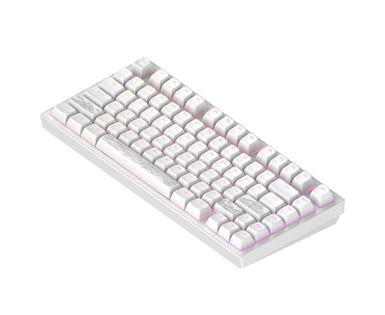 Клавиатура Dark Project ALU81 Terra Nostra PBT RGB Mech G3MS Moonstone White (DPKB_NOSTRA_81_ANSI_WHITE_UA), изображение 3 Клавиатура Dark Project ALU81 Terra Nostra PBT RGB Mech G3MS Moonstone White (DPKB_NOSTRA_81_ANSI_WHITE_UA), изображение 3