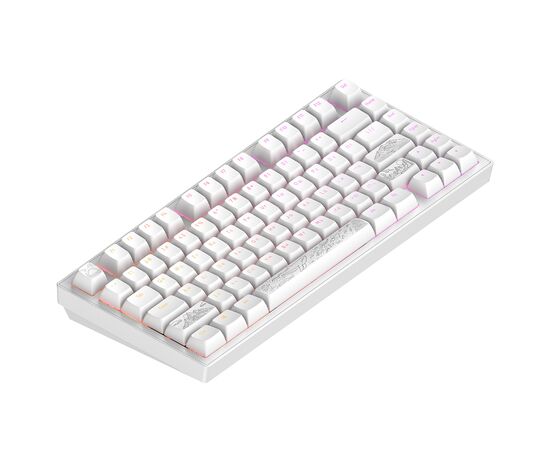 Клавиатура Dark Project ALU81 Terra Nostra PBT RGB Mech G3MS Moonstone White (DPKB_NOSTRA_81_ANSI_WHITE_UA), изображение 4 Клавиатура Dark Project ALU81 Terra Nostra PBT RGB Mech G3MS Moonstone White (DPKB_NOSTRA_81_ANSI_WHITE_UA), изображение 4