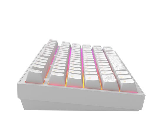 Клавиатура Dark Project ALU81 Terra Nostra PBT RGB Mech G3MS Moonstone White (DPKB_NOSTRA_81_ANSI_WHITE_UA), изображение 7 Клавиатура Dark Project ALU81 Terra Nostra PBT RGB Mech G3MS Moonstone White (DPKB_NOSTRA_81_ANSI_WHITE_UA), изображение 7