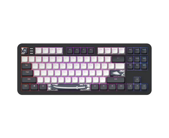 Клавиатура Dark Project ALU87 Bushido ABS RGB Mech G3MS Moonstone Black/White (DPKB_BUSHIDO_87_ANSI_UA), изображение 2 Клавиатура Dark Project ALU87 Bushido ABS RGB Mech G3MS Moonstone Black/White (DPKB_BUSHIDO_87_ANSI_UA), изображение 2