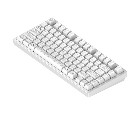 Клавиатура Dark Project ALU81 Terra Nova PBT RGB Mech G3MS Moonstone White (DPKB_NOVA_81_ANSI_WHITE_UA), изображение 2 Клавиатура Dark Project ALU81 Terra Nova PBT RGB Mech G3MS Moonstone White (DPKB_NOVA_81_ANSI_WHITE_UA), изображение 2